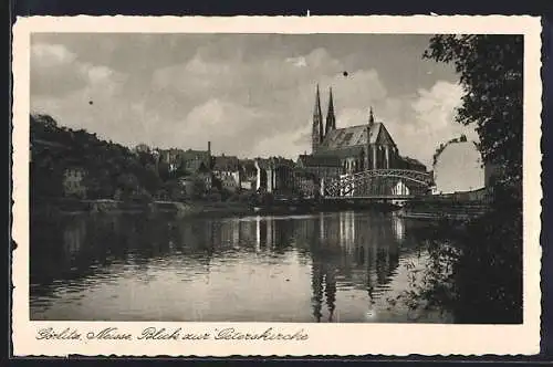 AK Görlitz /Neisse, Blick zur Peterskirche