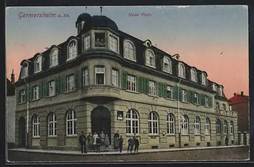 AK Germersheim a. Rh., Neue Post