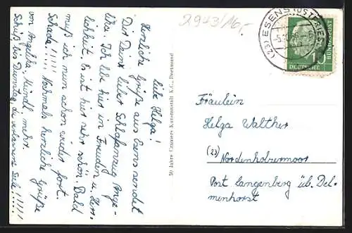 AK Esens, Jücherstrasse, Tankstelle