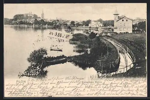 AK Plön, Ortspartie mit Biologische Station