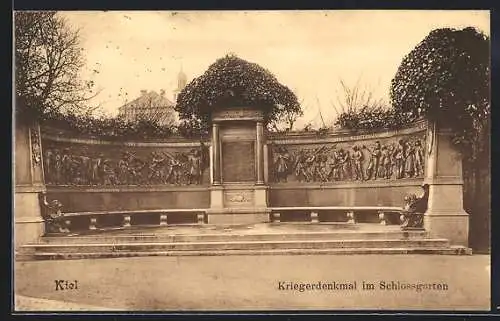 AK Kiel, Kriegerdenkmal im Schlossgarten