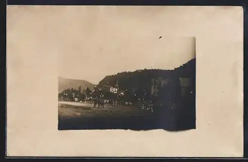 Foto-AK St. Goar, Festplatz am 17.7.1919