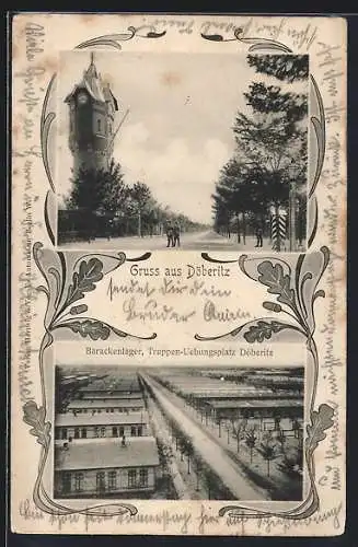 AK Döberitz, Barackenlager Truppenübungsplatz