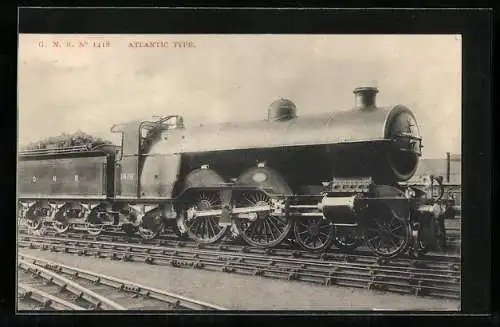 AK GNR No. 1418, englische Eisenbahn