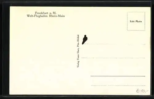 AK Frankfurt, Welt-Flughafen Rhein-Main