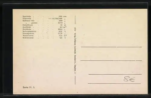 AK Vierzyl. 2 C 2-Heissdampftenderlok., Gattung 13 der Belg. Staatsbahn, erbaut 1913 von Société Métallurgique, Tubize