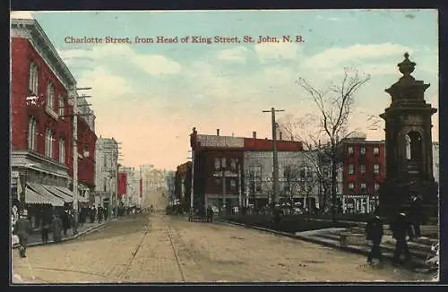 AK St. John /N. B., Charlotte Street, from Head of King Street