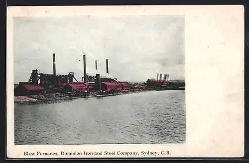 AK Sydney /C. B., Blast Furnaces, Dominion Iron and Steel Company