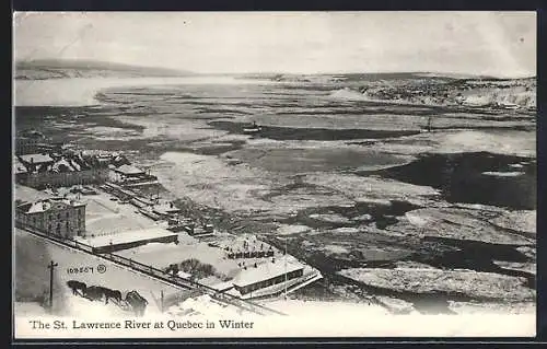 AK Quebec, The St. Lawrence River in Winter