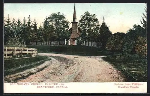 AK Brantford, Old Mohawk Church, Erected 1785