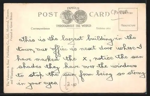 AK Regina /Sask., Victoria Park, showing McCallum-Hill Building