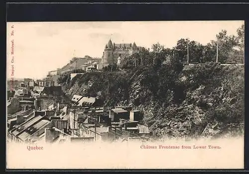 AK Quebec, Château Frontenac from Lower Town