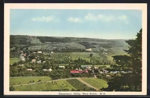 AK Gaspereaux Valley /Nova Scotia, Blick ins Tal