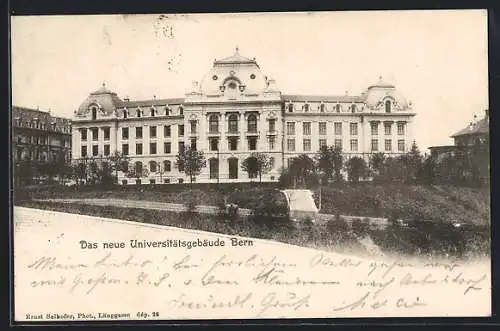 AK Bern, Das neue Universitätsgebäude