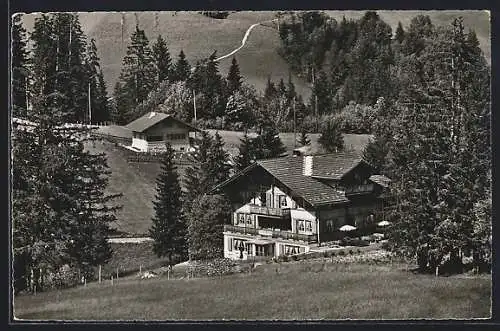 AK Saanenmöser, Pension Hornberg, Bes. Fam. W. von Siebenthal