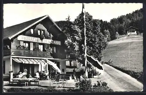 AK Villard s. Chamby, Restaurant du Montagnard, M. Corbaz, prop.