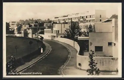 AK Stuttgart, Weissenhof Siedlung Architektur