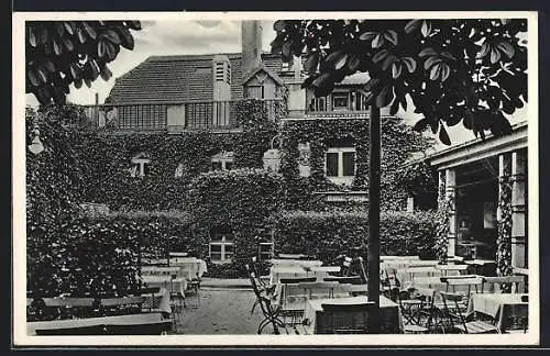 AK Leipzig-Eutritzsch, Gasthaus Kümmel-Apotheke, Garten