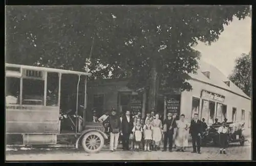 AK Wien, Gasthof & Weinhaus von Wilhelm Lux, Pötzleinsdorferstrasse 67