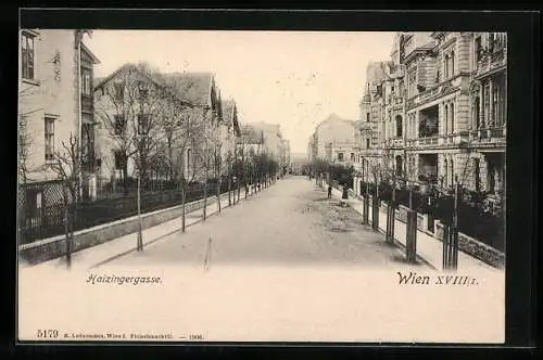 AK Wien, Häuser in der Haizingergasse
