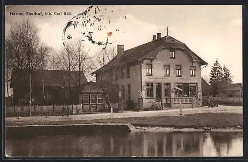 AK Hoisdorf /Süd-Stormarnsche Schweiz, Harms Gasthof von Carl Bölt