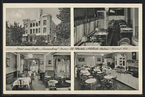 AK Ahlbeck-Seebad, Hotel und Cafe Tannenburg