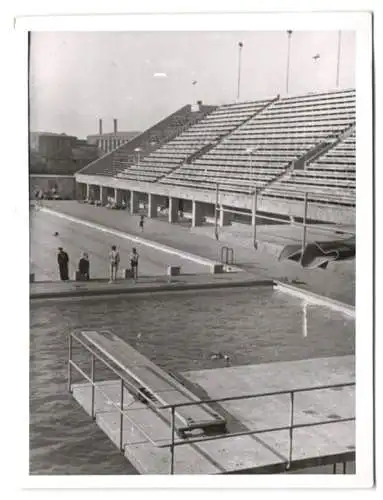 5 Fotografien Ansicht Berlin, Olympiastadion in Westend, Olympische Spiele 1936, Reichssportfeld