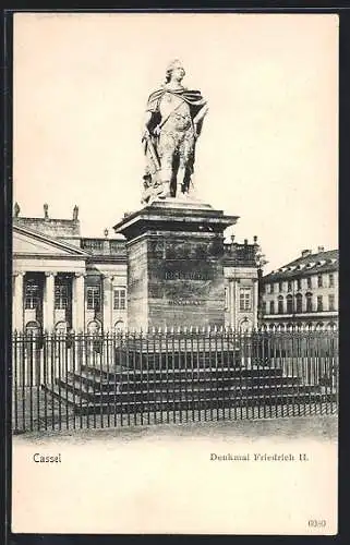 AK Cassel, Denkmal Friedrich II.