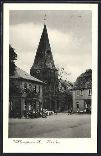 AK Wittingen, Ortspartie an der Kirche