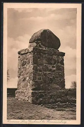 AK Hermannsburg, Hermann Löns-Denkmal