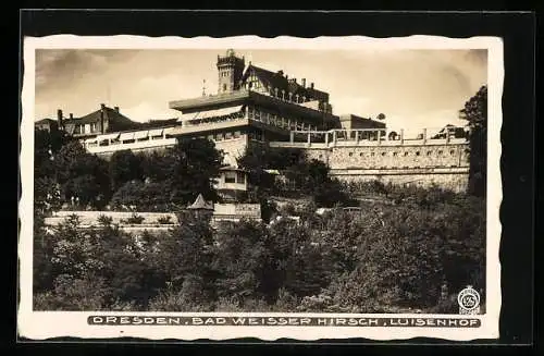 Foto-AK Walter Hahn, Dresden, Nr. 4267: Dresden-Weisser Hirsch, Luisenhof