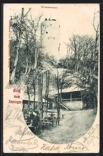 AK Anningerhütte, Collage mit Wilhelmswarte