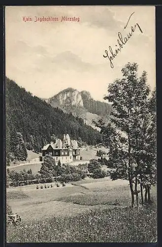 AK Mürzsteg, Kaiserliches Jagdschloss