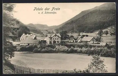 AK Frein an der Mürz, Totalansicht von der Schneealpe