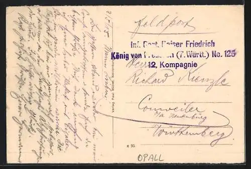 AK Neidenburg, Grosser Markt mit Kriegerdenkmal, Soldaten, Pferde