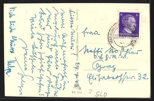 AK Marburg / Drau, Tegetthoffstrasse mit Kirche