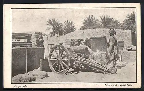 AK Mesopotamia, A Captured Turkish Gun