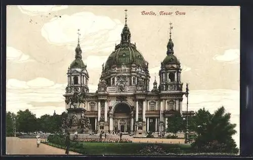 AK Berlin, Neuer Dom mit Anlage
