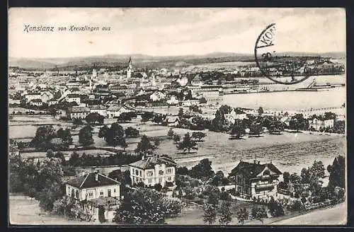 AK Konstanz, Blick von Kreuzlingen