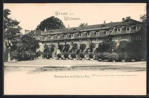AK Weimar / Thüringen, Ehemaliges Haus der Freifrau von Stein
