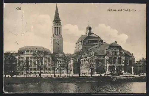 AK Kiel, Rathaus und Stadttheater