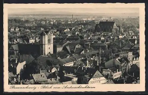 AK Braunschweig, Blick vom Andreaskirchturm