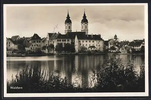 AK Waldsee / Württ., Blick zur Kirche