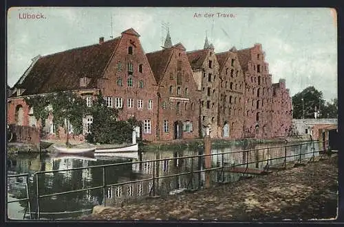 AK Lübeck, Partie an der Trave