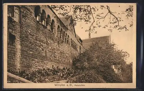 AK Wimpfen a. B., Kaiserpfalz