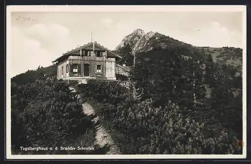 AK Schwangau, Tegelberghaus mit Brander Schrofen