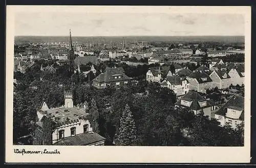 AK Weisswasser /Lausitz, Blick über die Dächer