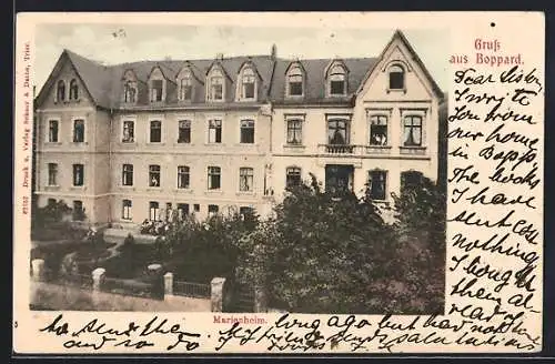 AK Boppard, Blick auf das Marienheim