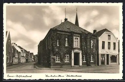 AK Esens /Ostfriesland, Gasthof Deutsches Haus in der Westerstrasse