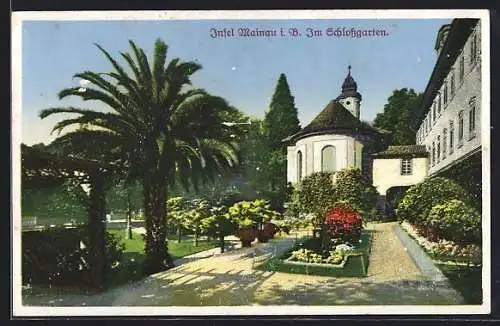 AK Insel Mainau, Im Schlossgarten